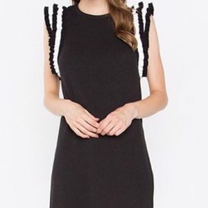 Sugar Lips Charmaine Black Ruffle Dress